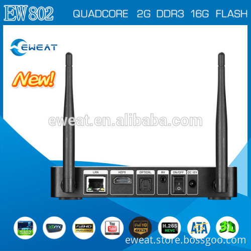 Amlogic S802 full hd 1080p porn video streaming android tv box